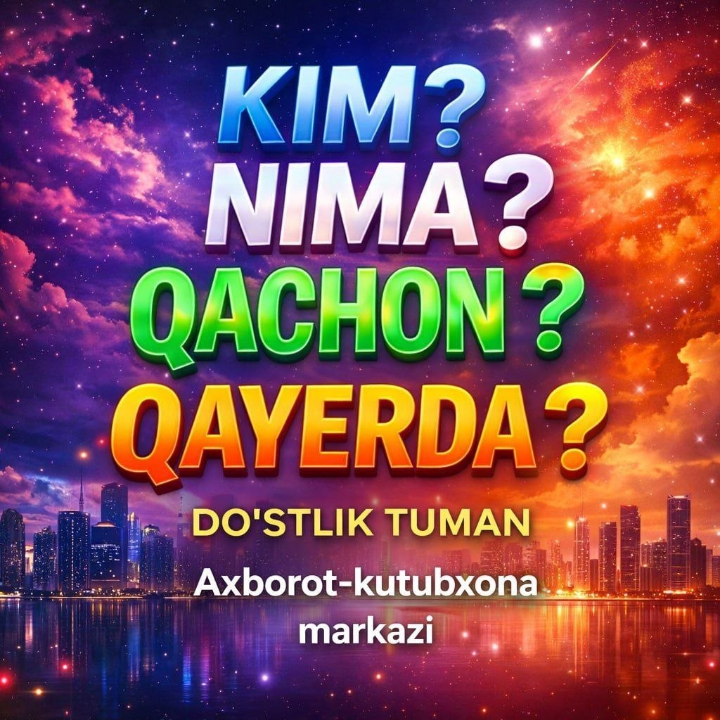 "Kim? Nima? Qachon? Qayerda?" nomli intellektual online viktorina o'tkazildi.