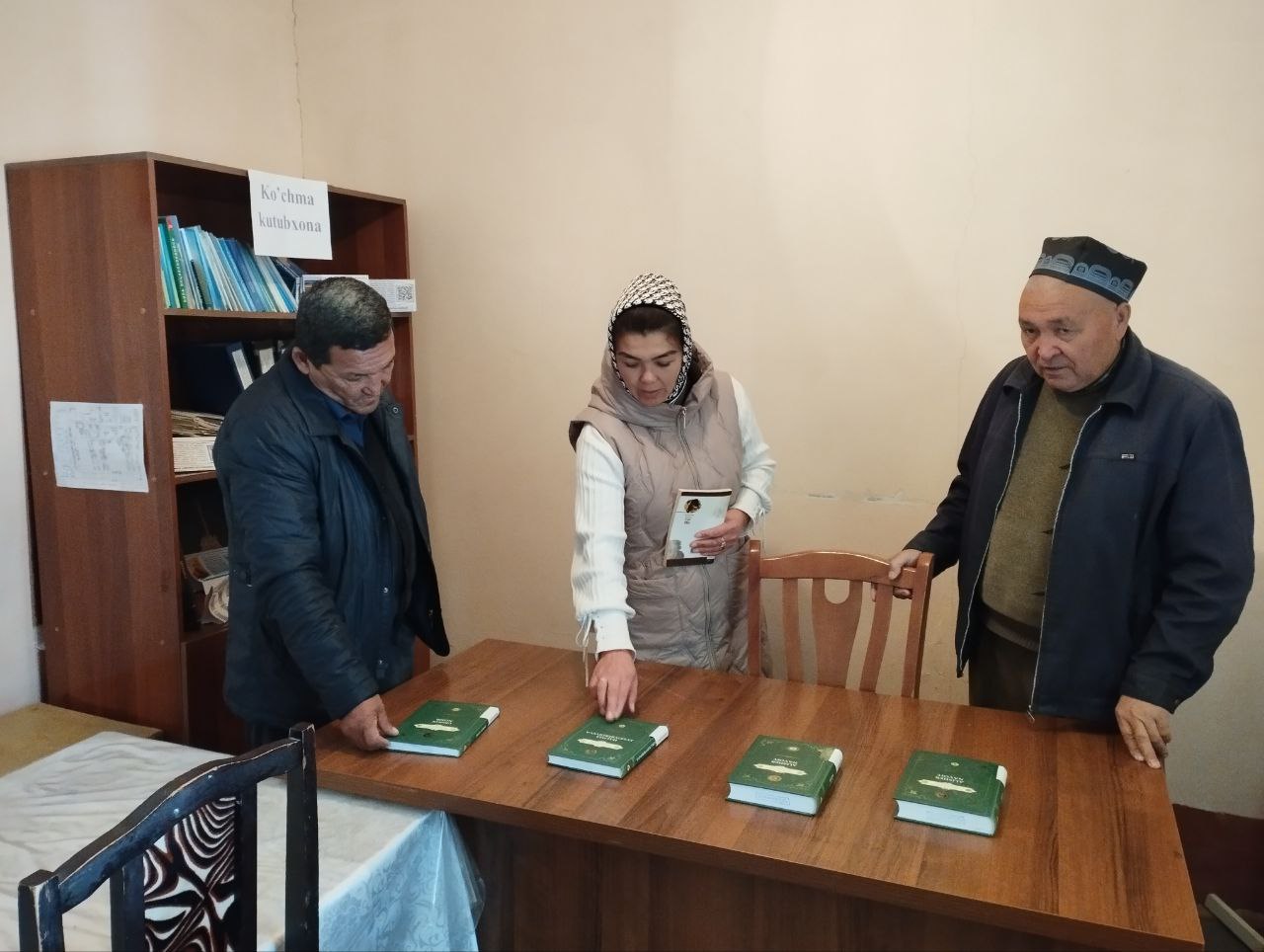 Ko`chma kutubxona loyihasi asosida targ`ibot ishlari davom etmoqda
