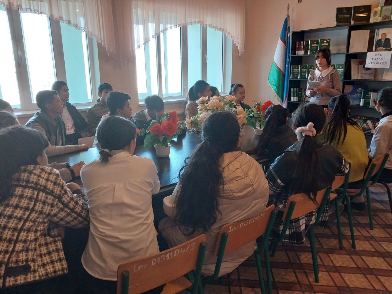 "ENG YAXSHI KITOBXON" tanlovi tashkil qilindi.