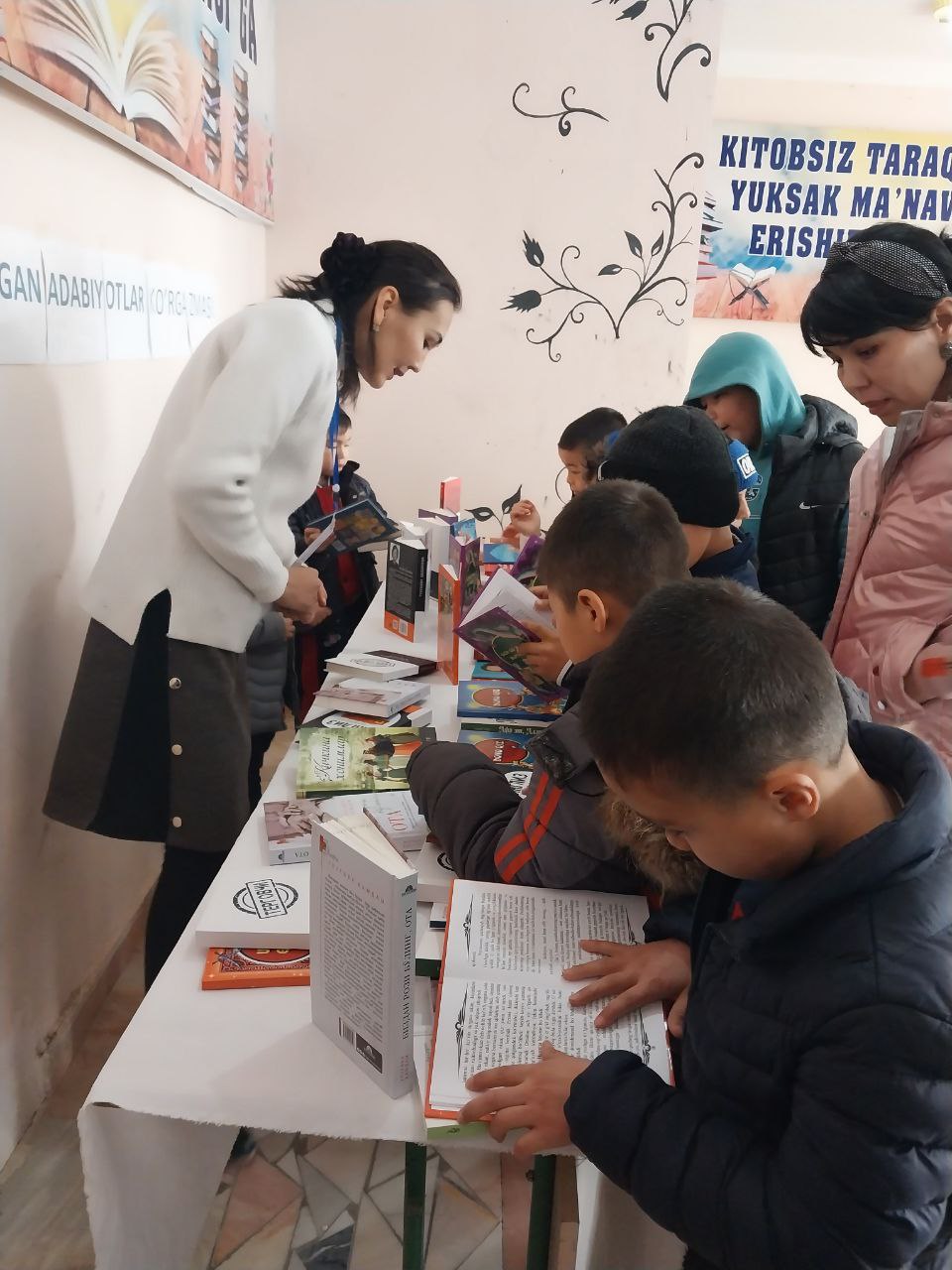 "Yangi kelgan adabiyotlar" ko'gazmasi tashkil qilindi