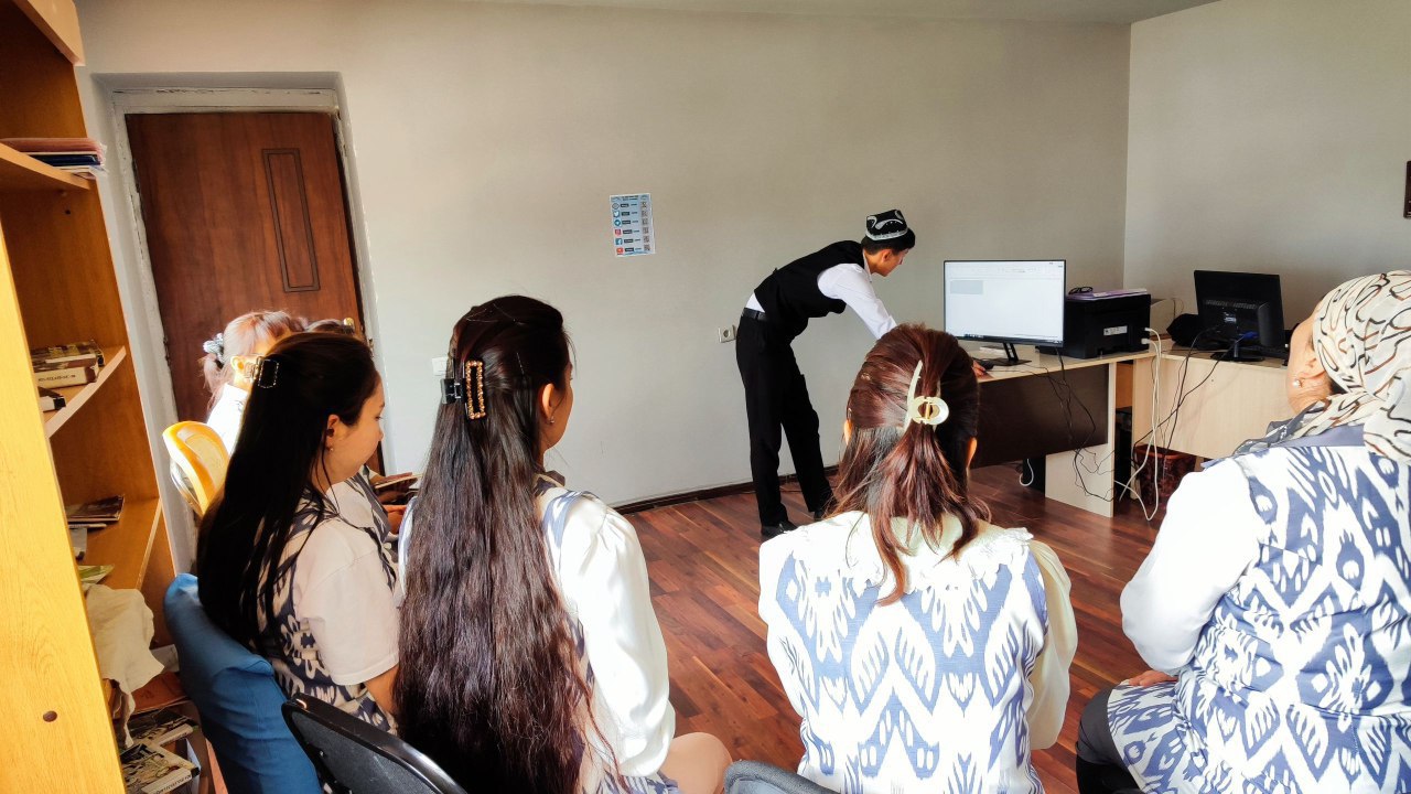 TAKM xodimlarining kompyuter savodxonligini oshirish maqsadida navbatdagi mahorat darsi boʻlib oʻtdi.