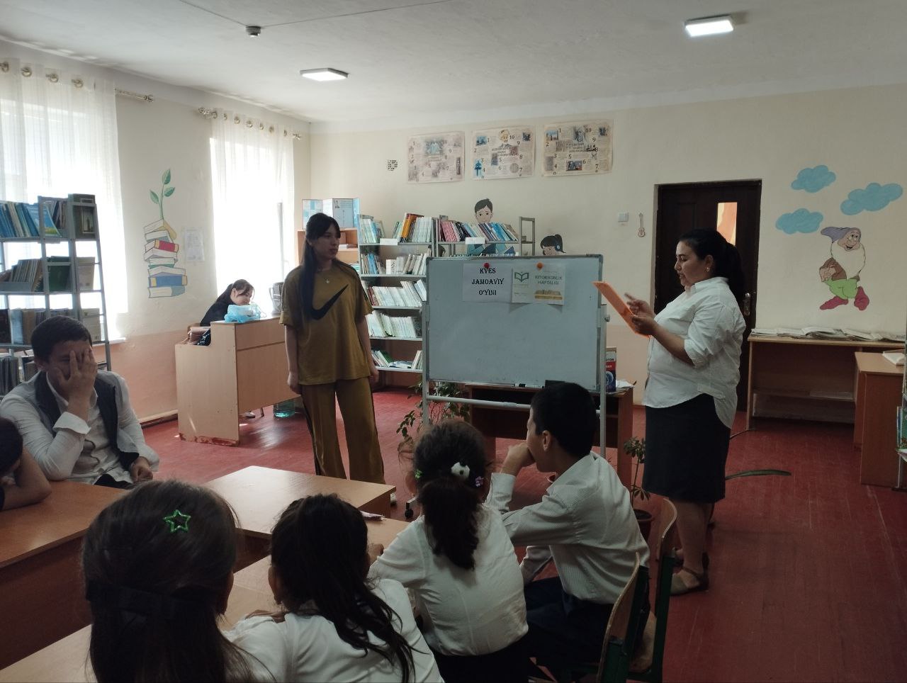 "Kitobxonlik haftaligi" doirasida "Kvest jamoaviy o'yini" tashkil qilindi.