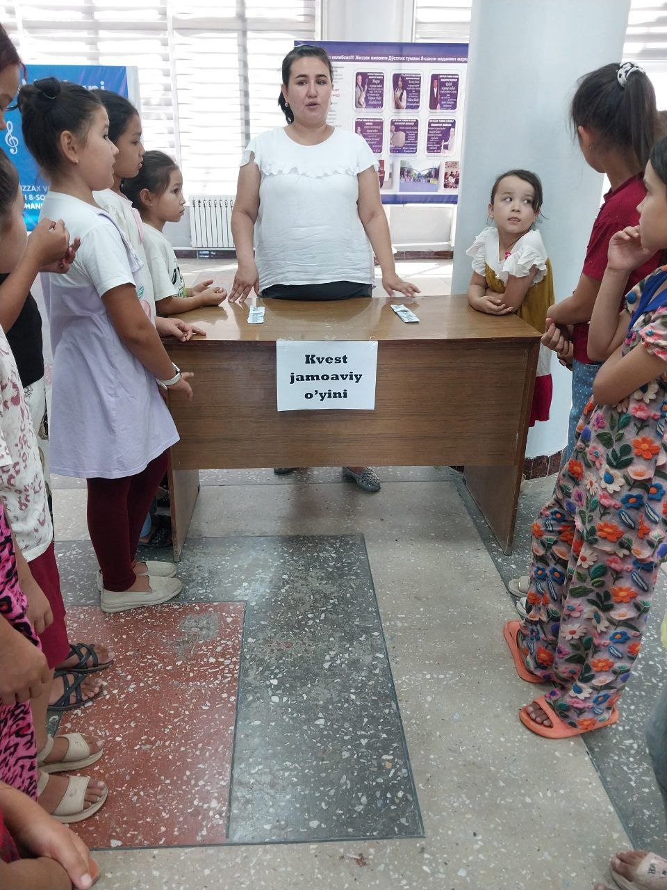 "Kvest jamoaviy o'yini" nomli tadbir tashkil qilindi.