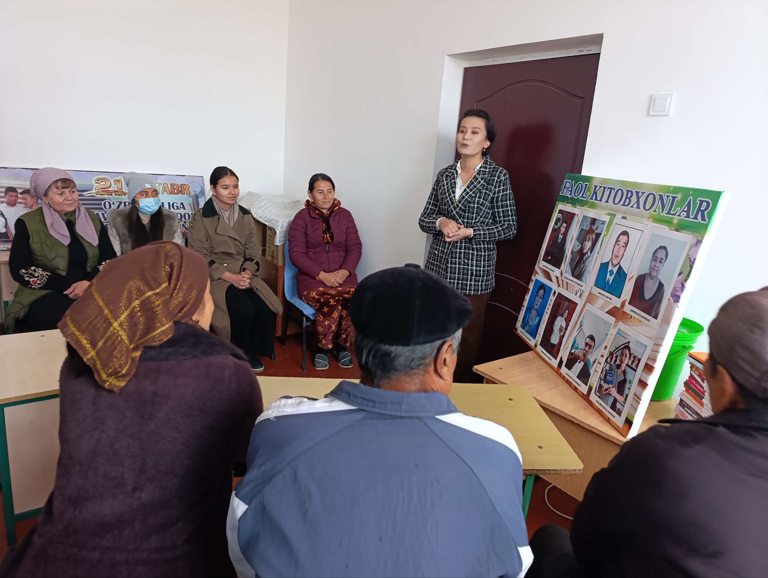 Axborot-kutubxona markazi xodimlari tomonidan targ`ibot ishlari olib borilmoqda