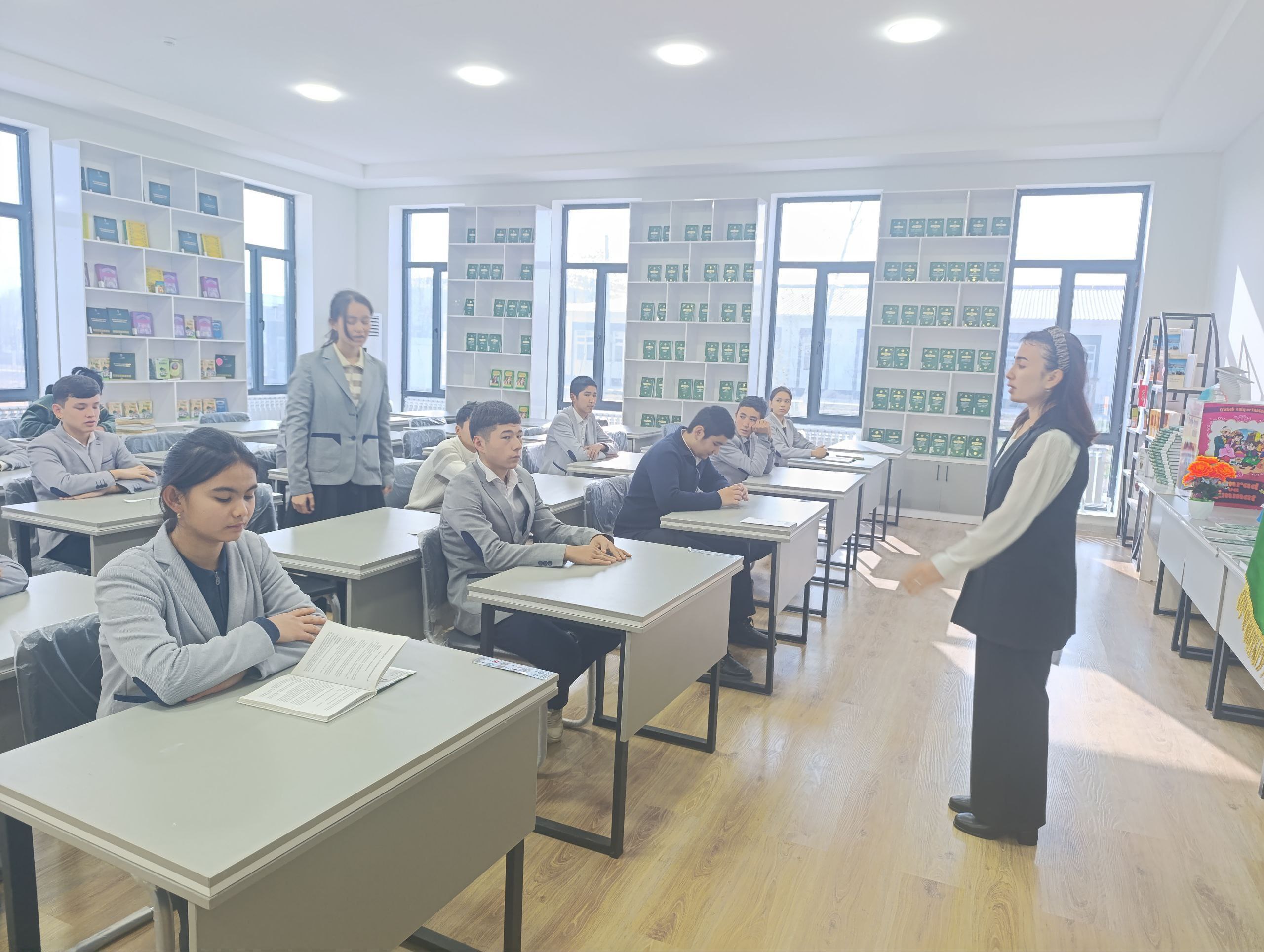 "Konstitutsiya-yurtimizning qomusi'' nomli  tadbir tashkil qilindi.