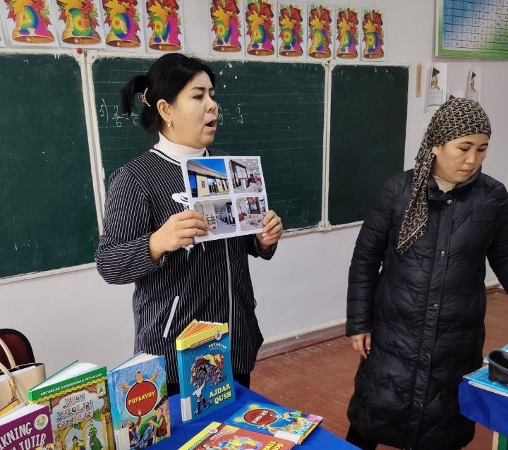 "Ertaklar yaxshilikka yetaklar'' mavzusida davra suhbati tashkil etildi.