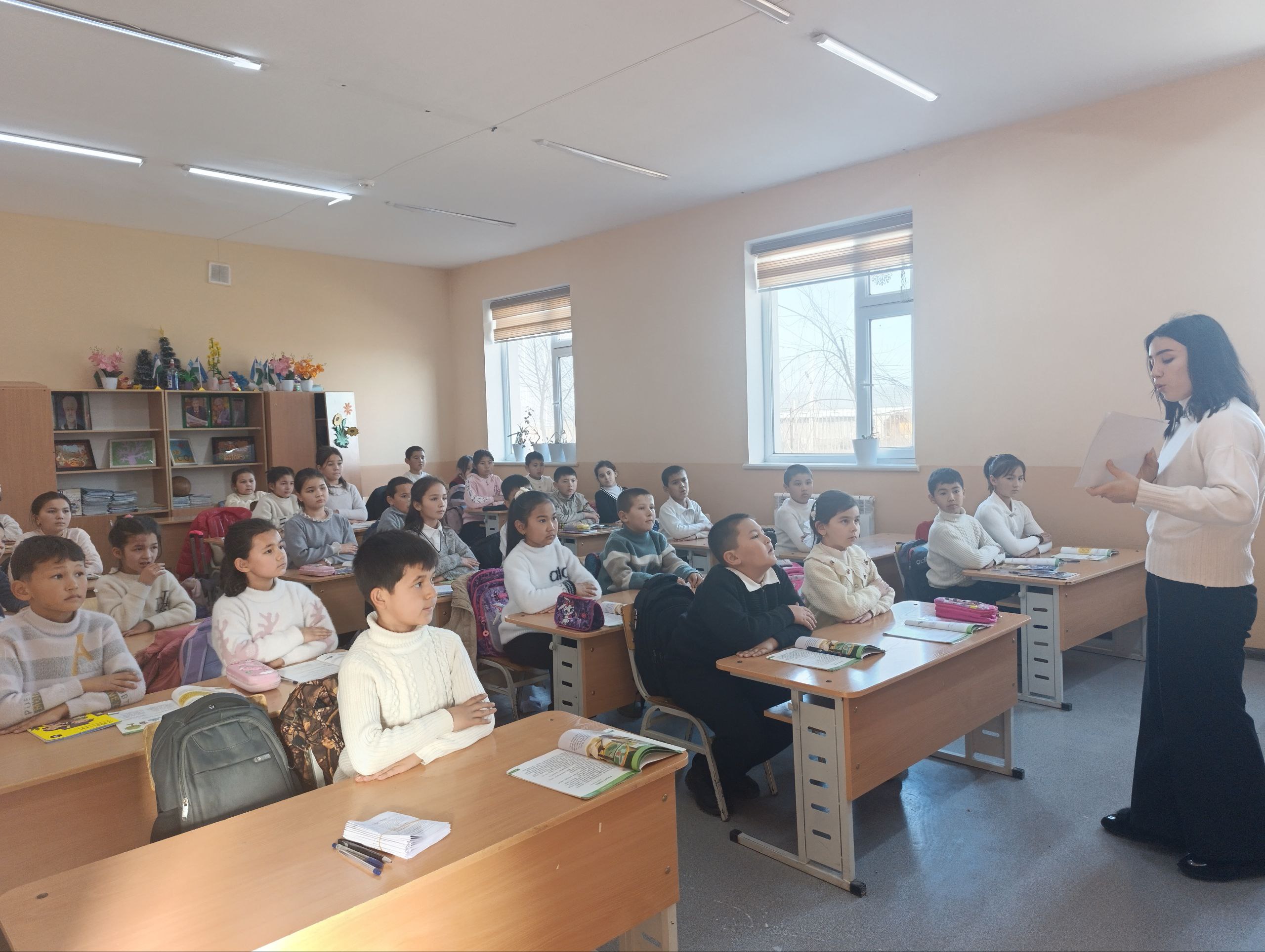 “Yangi zamonaviy kutubxona” mavzusida targʻibot-tashviqot ishlari olib borildi.