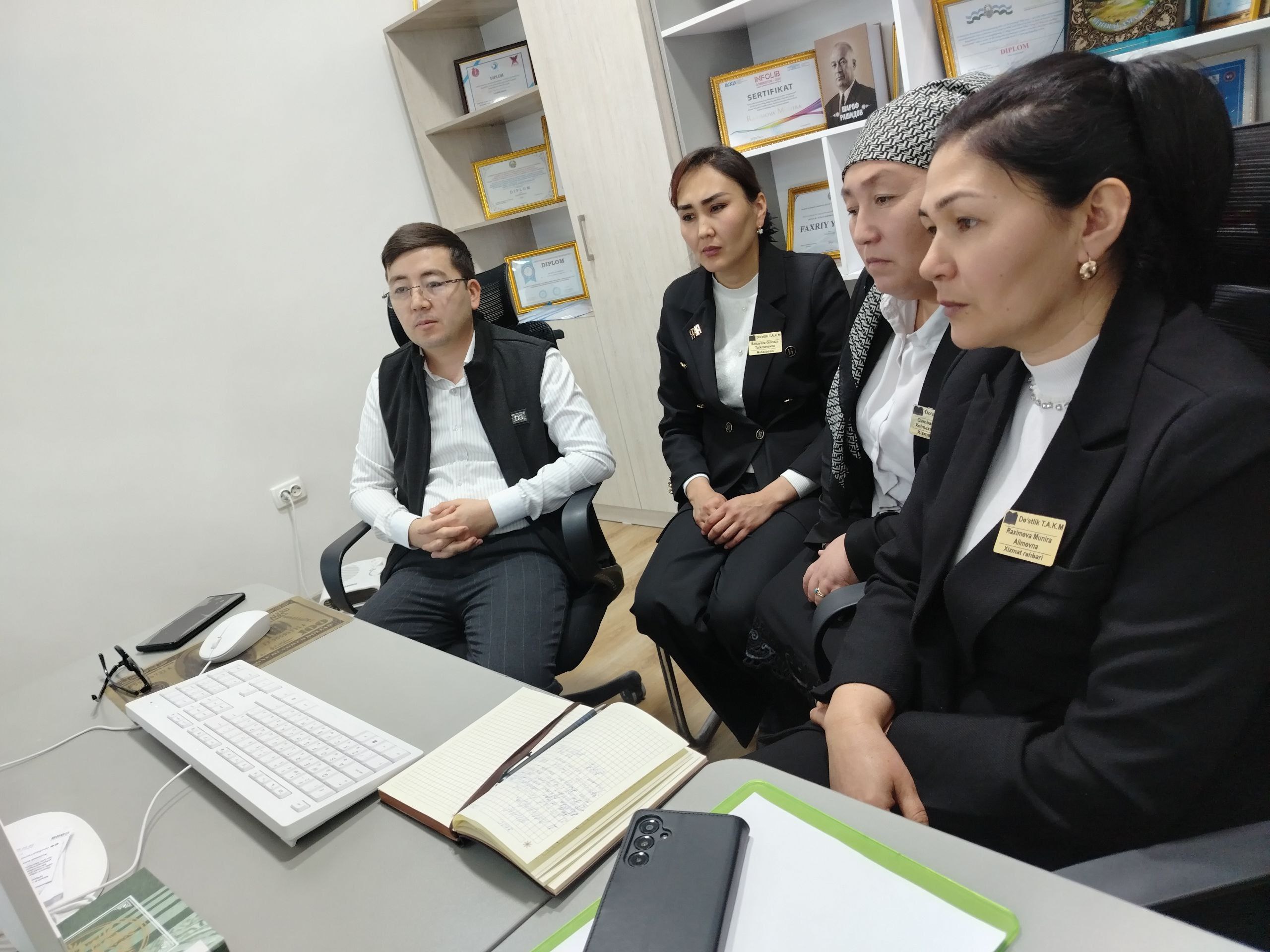 ZOOM platformasi orqali tashkil etilgan seminarda markaz  xodimlari ishtirok etdilar