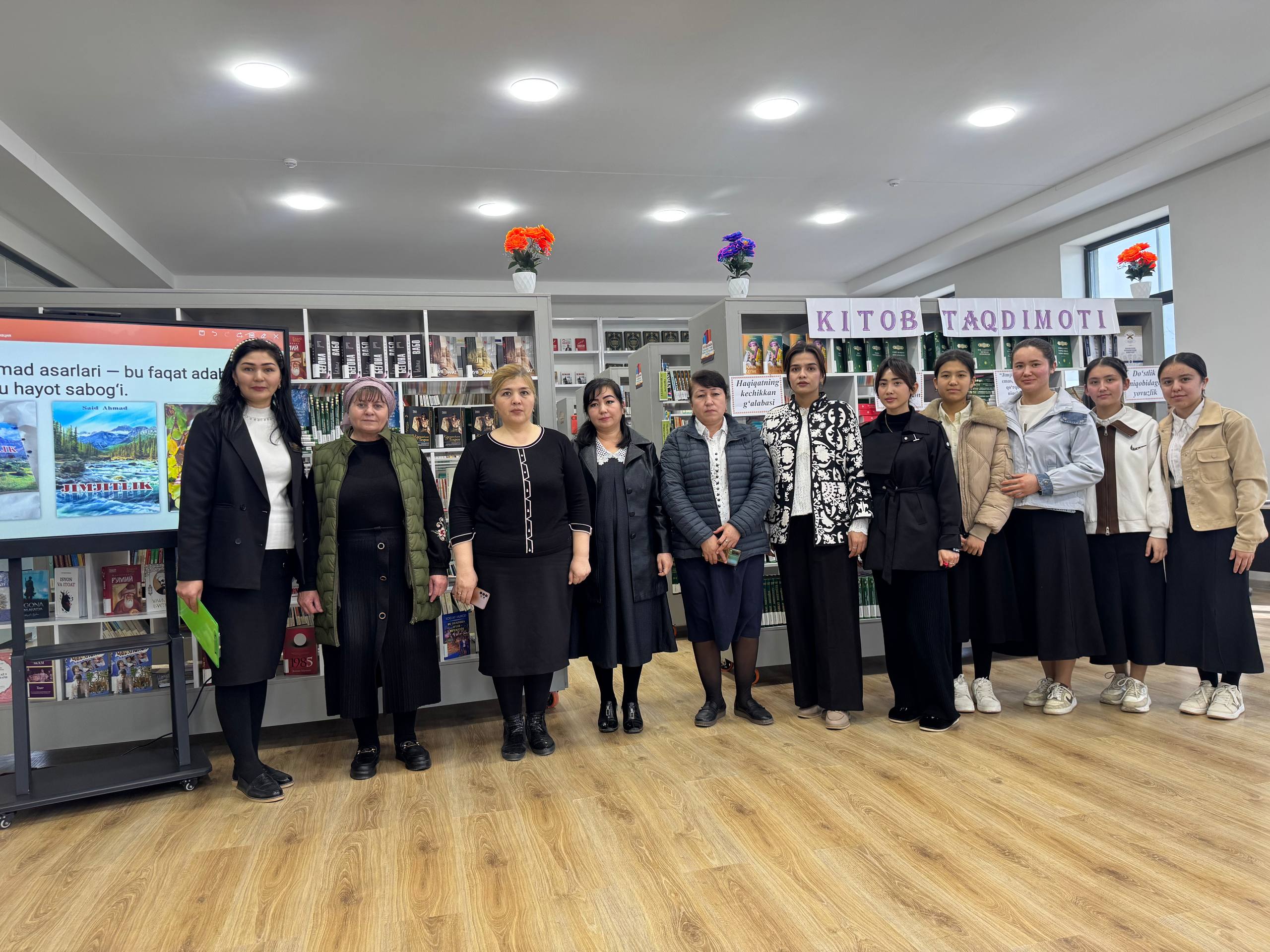 Yana bir muhim ma’naviy-ma’rifiy tadbir — kitob taqdimoti tashkil etildi.