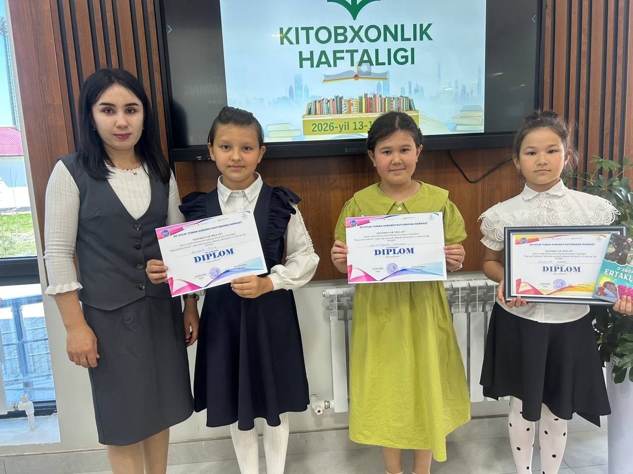 “Eng yosh kitobxon” tanlovi tashkil etildi.