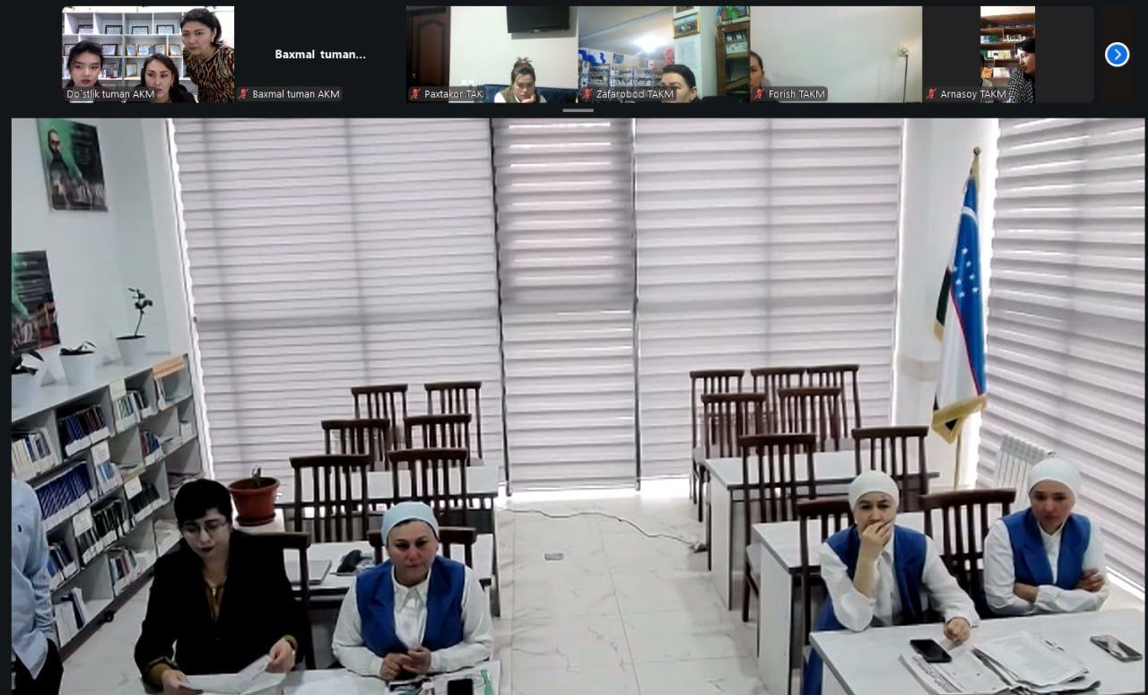 “O`zDSt 3053:2016 asosida bibliografik  yozuvlar tuzish” mavzusidagi seminarda  Do‘stlik tuman Axborot-kutubxona markazi xodimlari ishtirok etdi