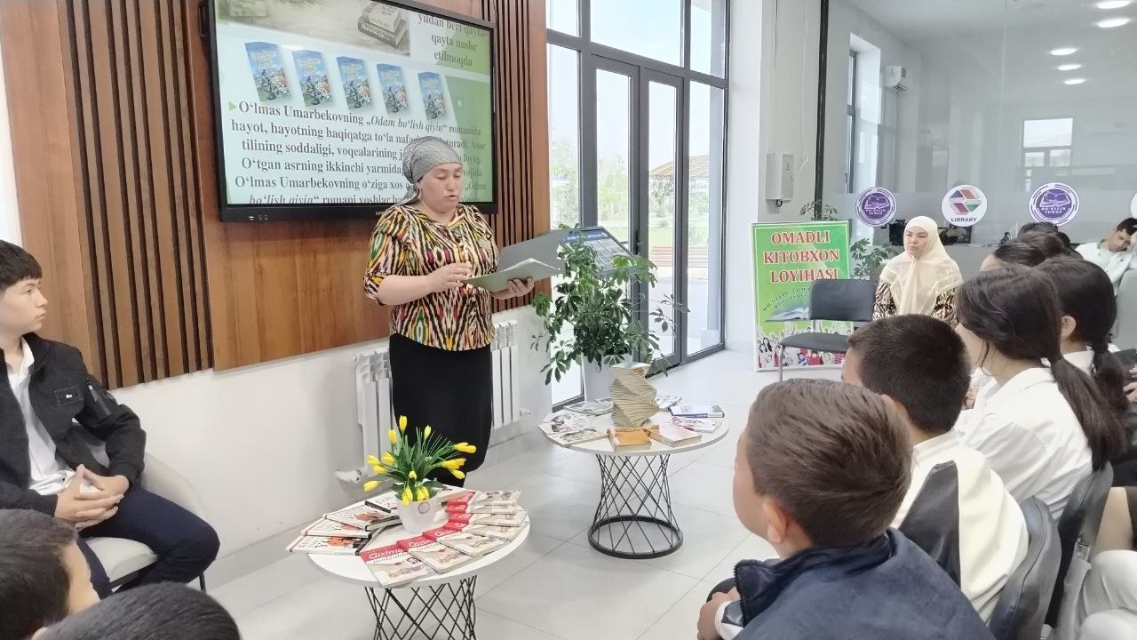 O‘lmas Umarbekov qalamiga mansub “Odam bo‘lish qiyin” asariga bag‘ishlangan adabiy taqdimot yuqori saviyada tashkil etildi.