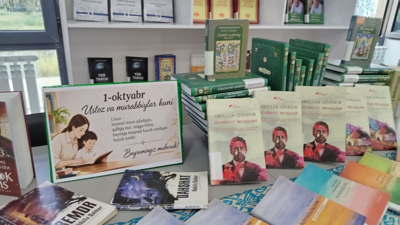 Kitoblar ko‘rgazmasi tashkil etildi